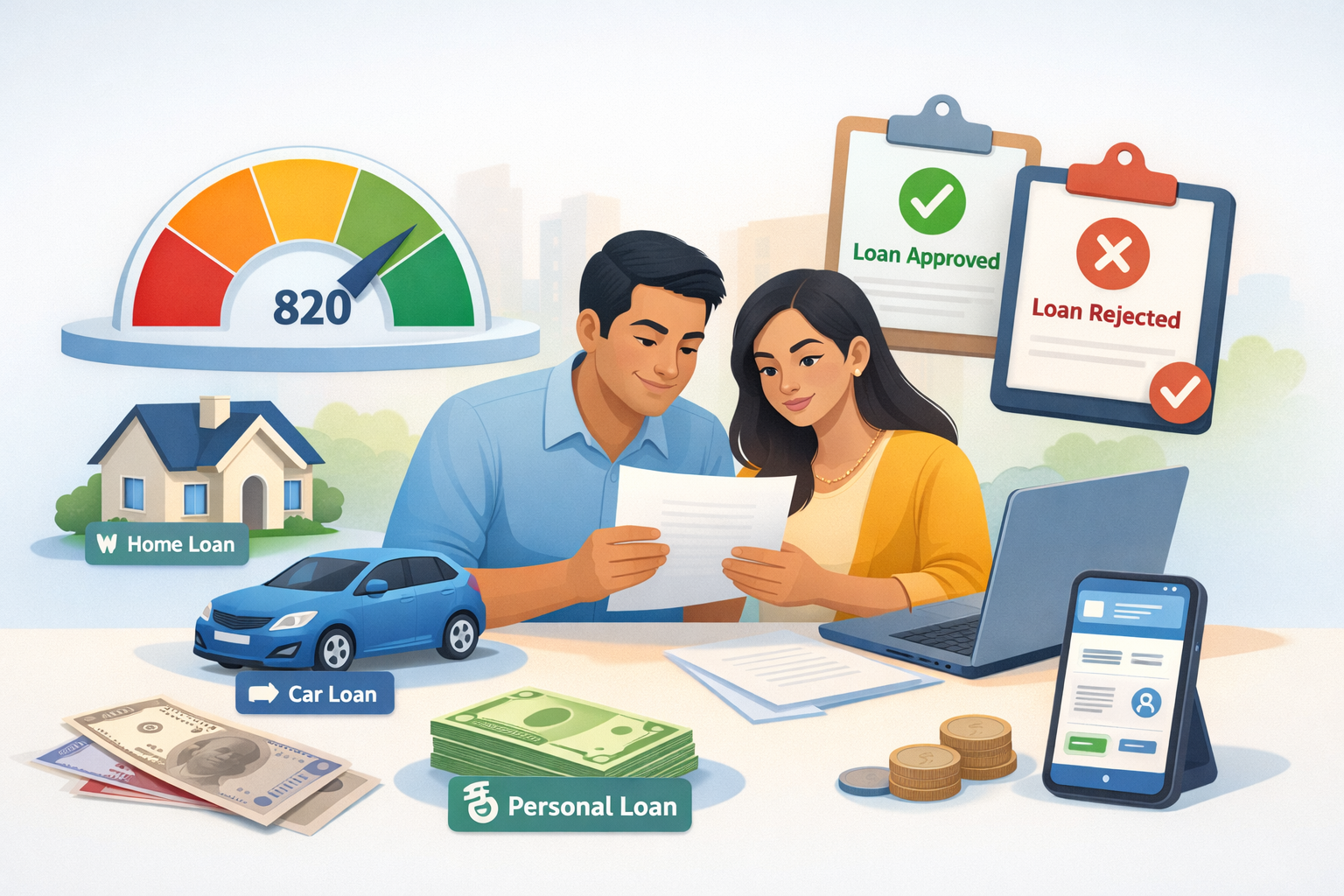 The impact of credit scores on loan approval: what you need to know